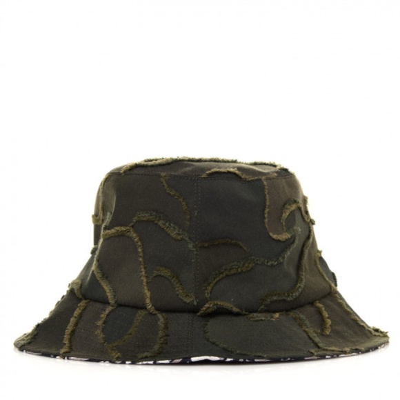 Christian Dior camouflage Khaki Oblique unisex bucket hat - Picture 1 of 16